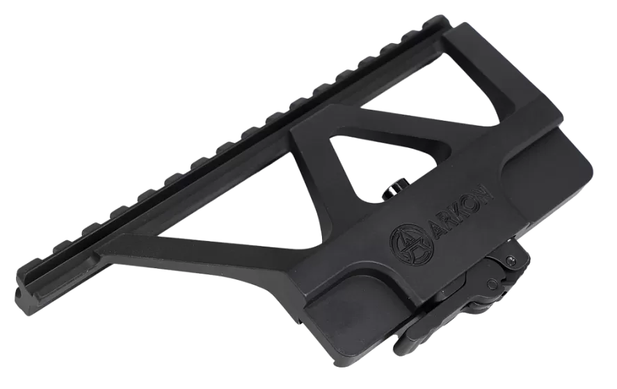 Быстросъемный боковой кронштейн ARKON с планкой weaver на Сайга/АК